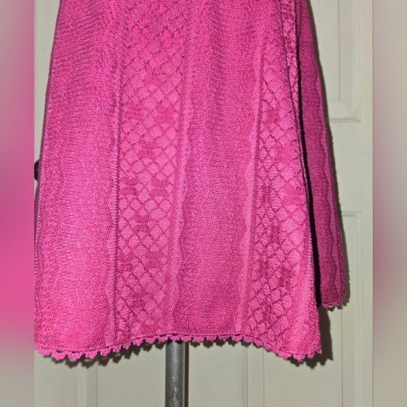 Free People Magenta Missed Connections Halter Mini Dress - Picture 6 of 15